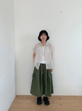 Papolo Nylon Cargo Bermuda Pants