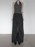 Blend Wrap Skirt Pants