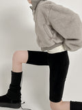 Crop mink jumper