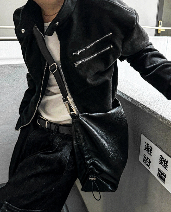 [COSYHARU公式] Black Semi-Wide Denim COSYHARU (コシハル) - ブラックセミワイドデニム / Black semi