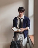 Rodent Basic V-neck Knit Cardigan