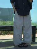 Bills Nylon Cargo Pintuck String Wide Pants
