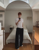 Vasque Lettering Wide Sweatpants