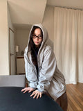 Rippy Star Printing Over Hood Zip-up