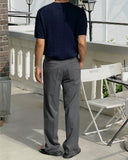 Bern pintuck wide slacks