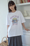 Valley Garden White Short Sleeve Tee