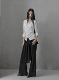 [mnem] Muted Roll-Up Shirt