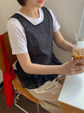 Bikan Dot Frill Sleeveless Blouse