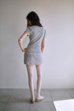 LACE TRIM V-NECK T-SHIRT
