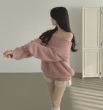 Corduroy Brushed Vertical Stripe A-line Winter Shorts