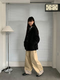 [unisex] Caranne Color Matching Hood Bomber Jacket