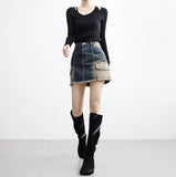 Minen ribbed layered knit
