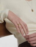 Iceblock Silver Ring L