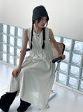 Nate String Layered Sleeveless Long One Piece