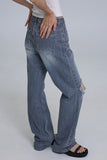 Lokin Damage Flare Jeans