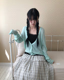 Zelle Deep V-Neck Cardigan