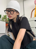 Ribbed short beanie
