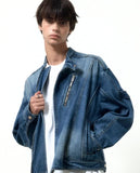 TRICEPS BIKER DENIM JACKET