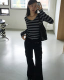 [MADE] Sandon Double Mini Pocket Cargo Bootcut Pants