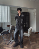 Bor Washed Wide Denim Pants