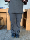 Sashio Stripe Layered Skirt Pants