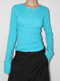VIVID RIBBED LONGSLEEVE