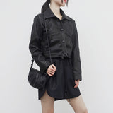 Lely Fake Leather Jacket