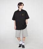 Small Drawing Smile Overfit Short Sleeve Shirt