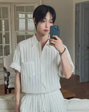Plen Pleated Short Sleeve Shirt