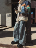Autumn Snap Balloon Wide Denim