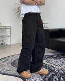 Khans Eyelet Cotton Cargo Pants