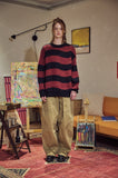 Wave Brush Stripe Sweater