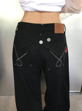 Onte Adjust Pocket Snap Wide Pants