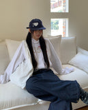 Sufi USA Star Patch Long-Sleeve Hooded T-Shirt