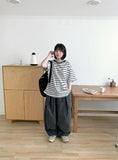 [unisex] Genki parachute string wide cargo pants