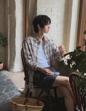 Shua Linen Check Shirt