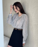 Omer Stripe Blouse