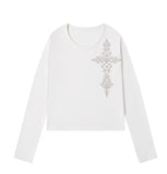 NEW CROSS U-Neck Long Sleeve