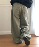 Kenu Cutout Balloon Wide Cotton Pants