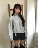 Maan Studded Knit Short Pants