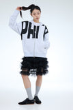 PRTN) Logo Graphic Over Hood Zip-Up