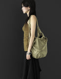 Eyelet Crunch Shoulder Bag