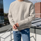 Clock raglan knit
