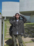 Luca over denim hoodie