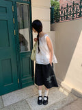 Reni Tiered Frill Sleeveless Blouse