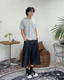 Carmine Crop Short Sleeve T-shirt