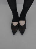 See-through long leg warmers