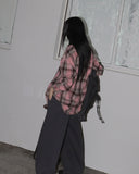 Stu Strawberry Chocolate Latte Pink Check Shirt