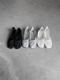 1204 Mesh See-through Summer Flat Shoes (1cm)