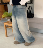 Sutin Washed Wide Denim Pants